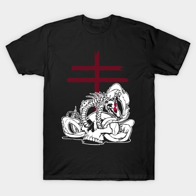 Leviathan (red) T-Shirt by Hey! Monster Boy